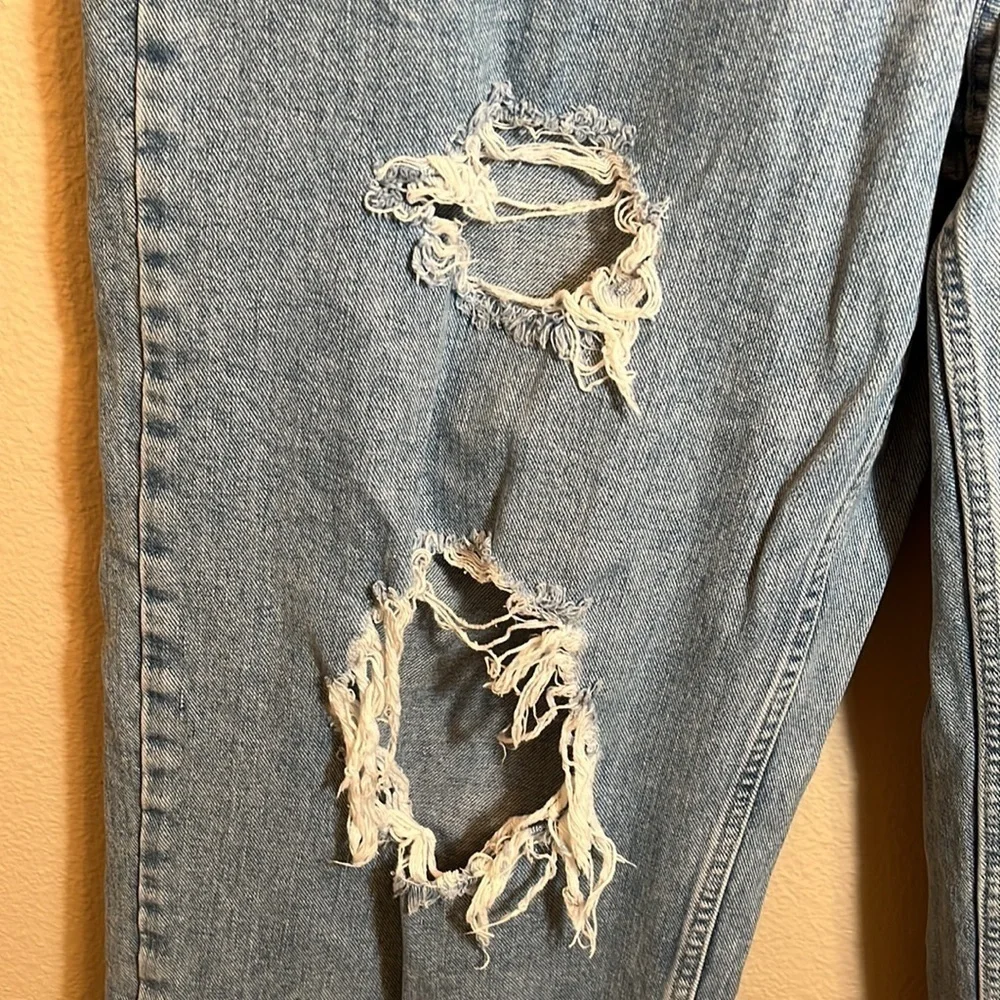 Bdg Urban Outfitters Plus Size High Rise Baggy Distressed Jeans - Picture 4 of 14